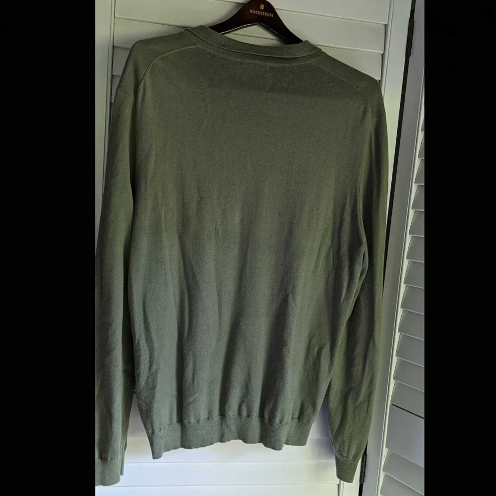 Men's Long Sleeve Polo Ultra Soft - Eddie Bauer - Picture 6 of 6